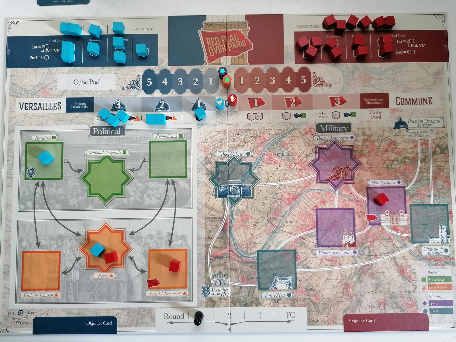 GMT Games - Red Flag Over Paris, 2nd Printing