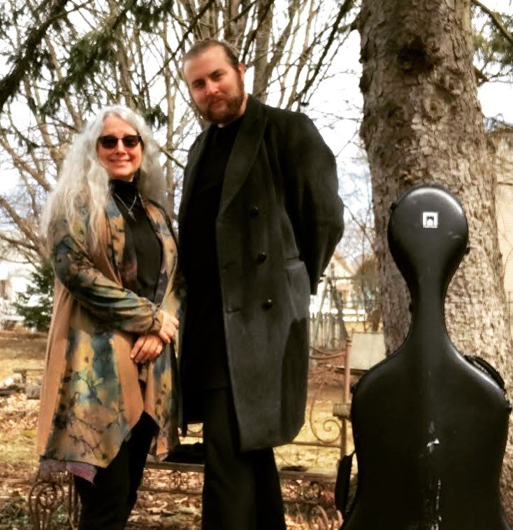 With collaborator Catherine Reid 