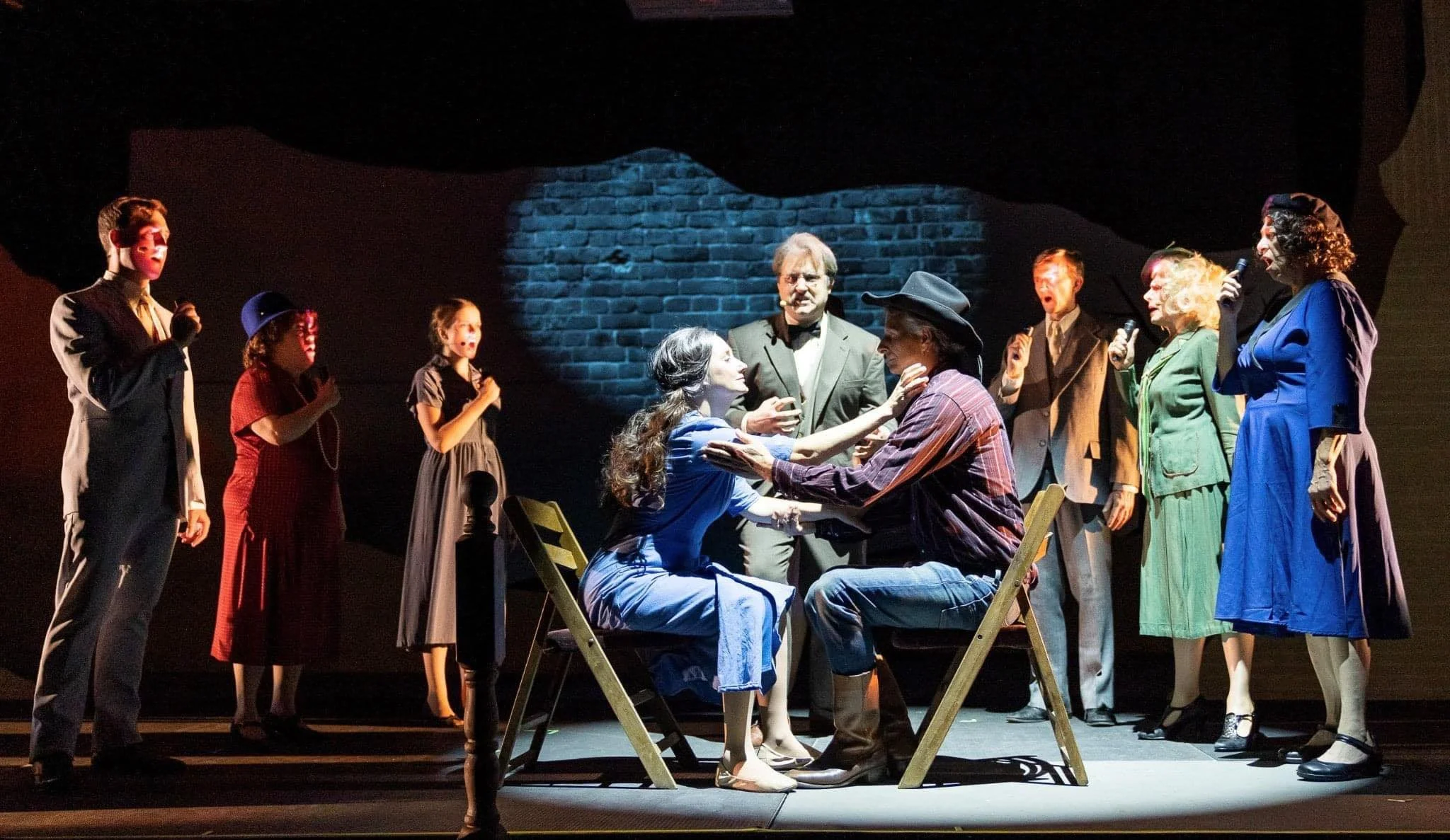 Anthime as Alfred Stieglitz in 
"Nearby Faraway" 
Music by Catherine Reid
Book by Neal Herr 