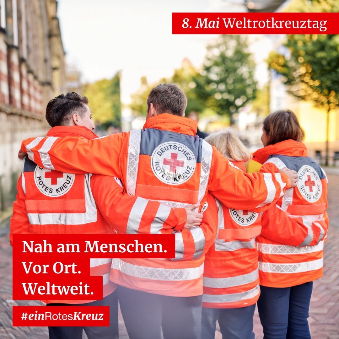 Heute, am 8. Mai 2024, ist Weltrotkreuz- und Rothalbmondtag. Wir feiern unsere Freiwilligen, Ehrenamtlichen und Mitarbeitenden, die sich Tag f&uuml;r Tag im Zeichen der Menschlichkeit engagieren!

Unsere Rotkreuzlerinnen und Rotkreuzler sind auf der 