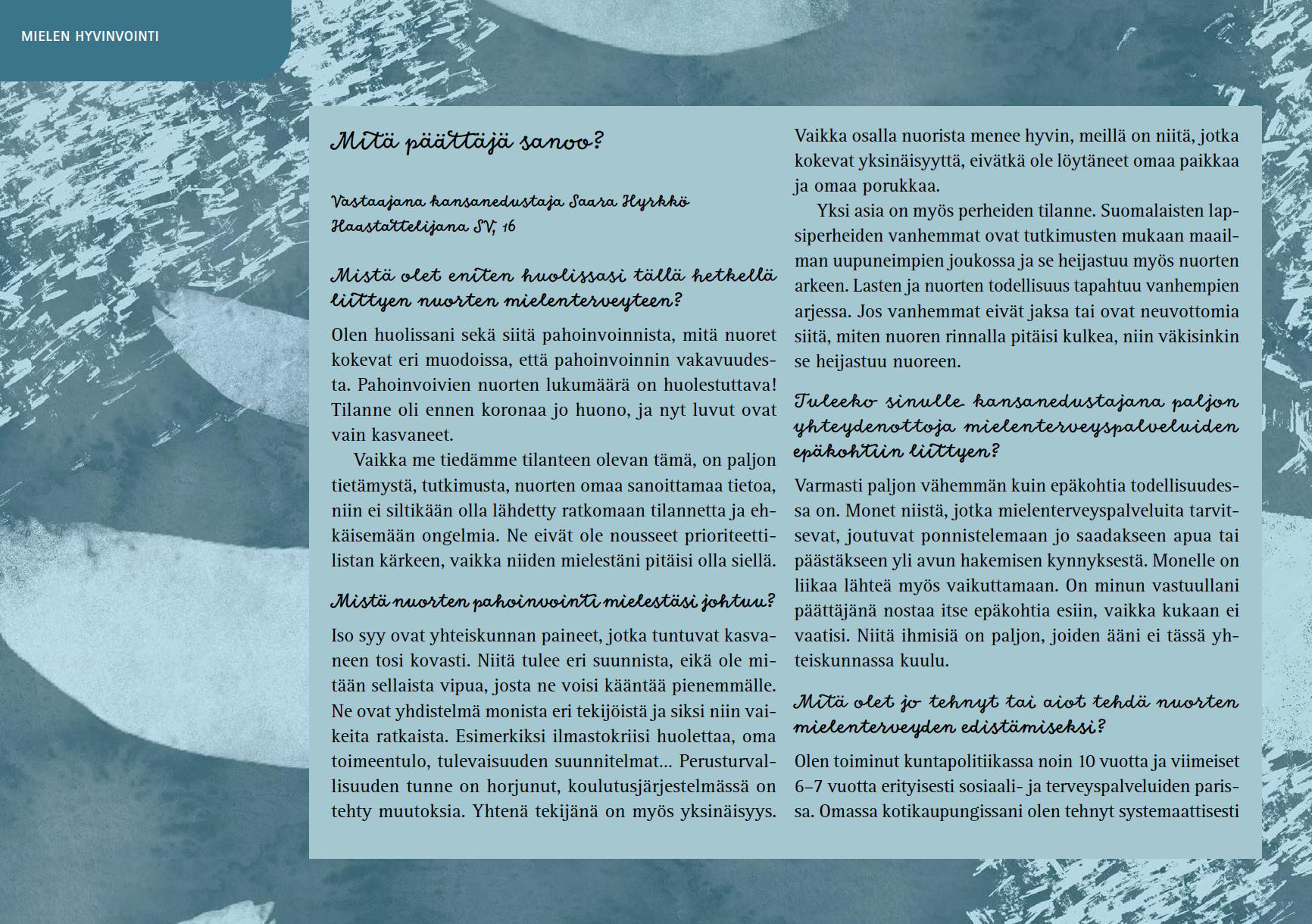 Layout design for the Central Union for Child Welfare. 