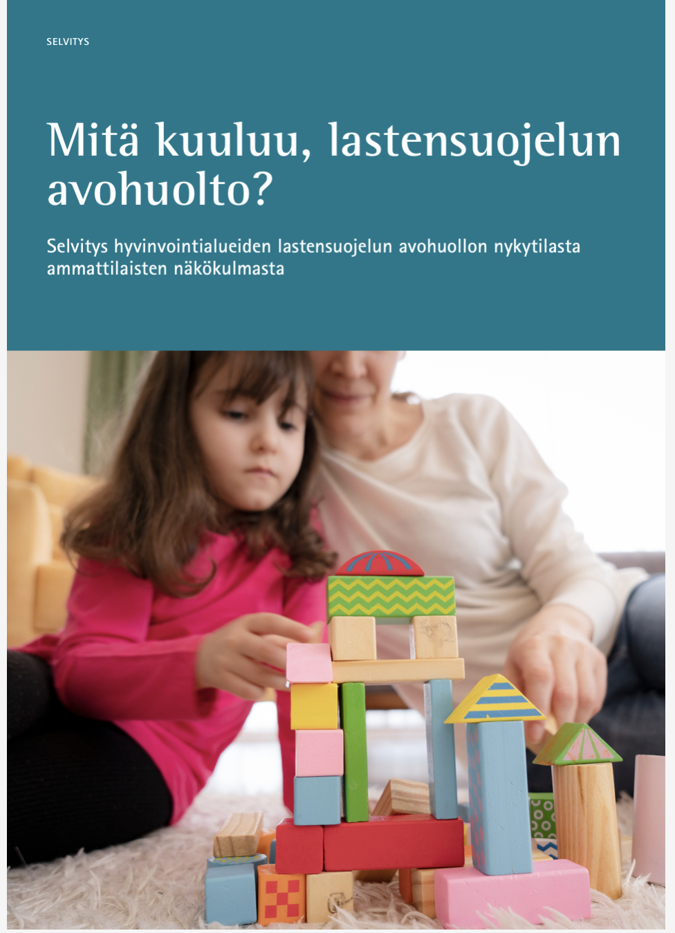 I've done several accessible publications (web PDF). Here's the cover of one of the latest publications for the Central Union for Child Welfare.