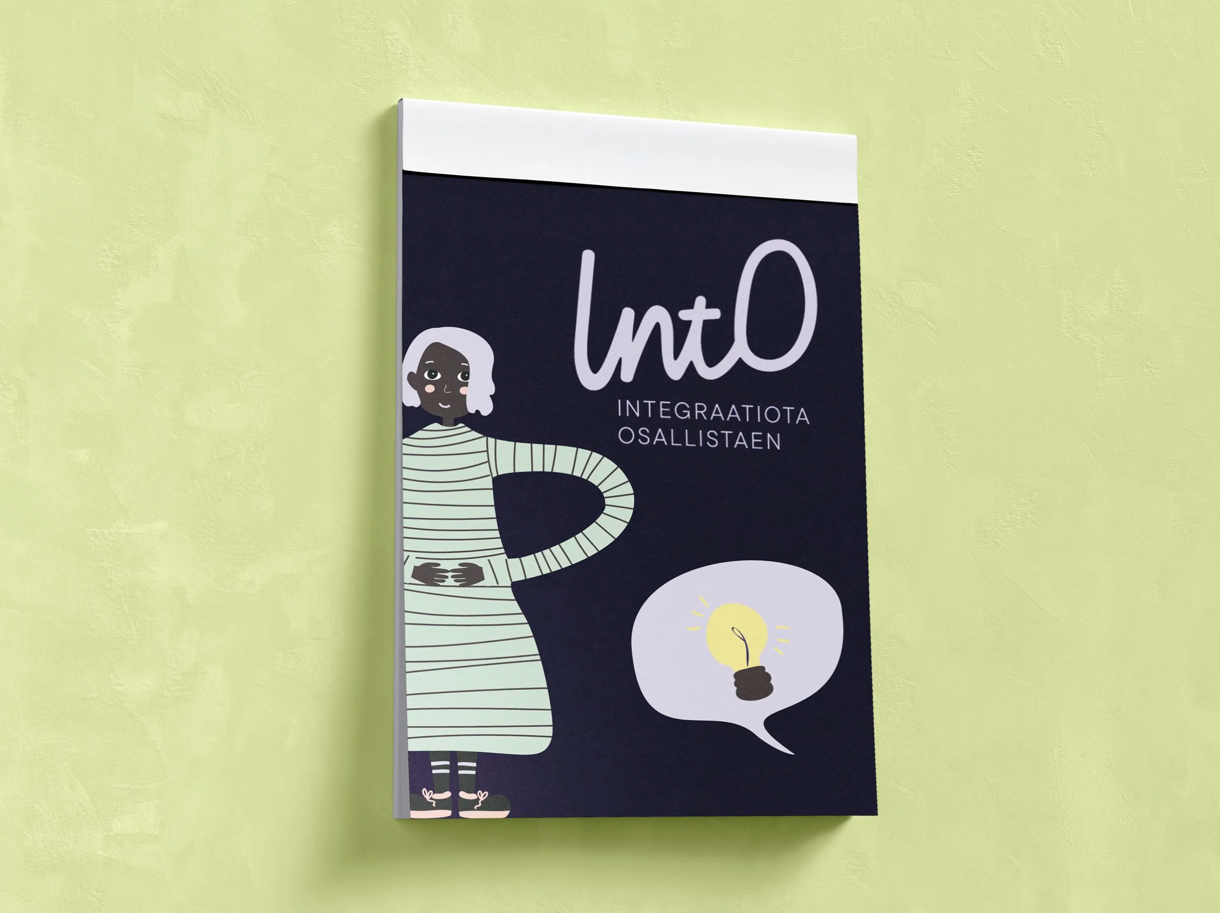 Visual Identity for IntO Integraatiota Osallisuuteen project. Check out work for this project from my illustrations too. 