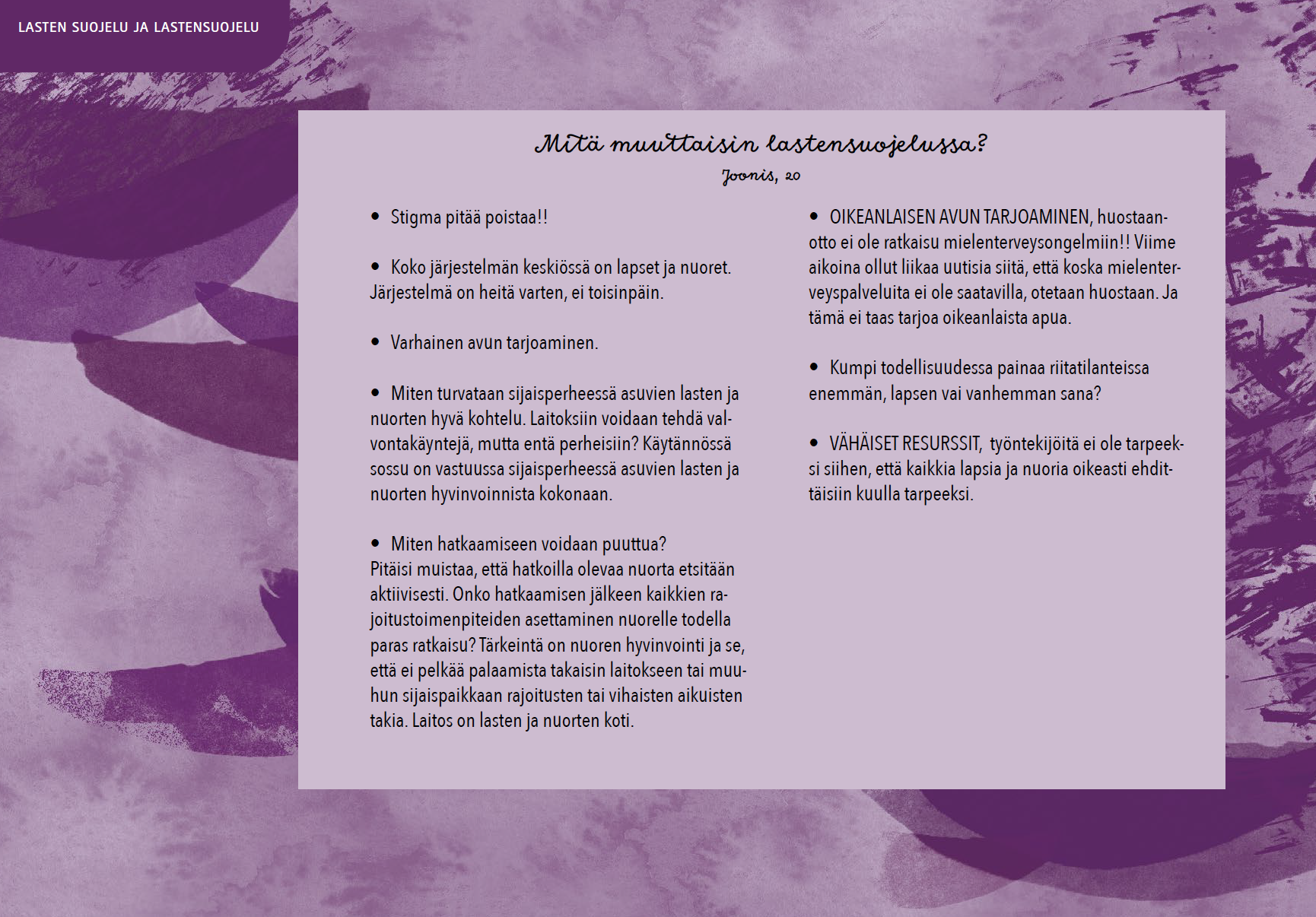 Layout design for the Central Union for Child Welfare. 