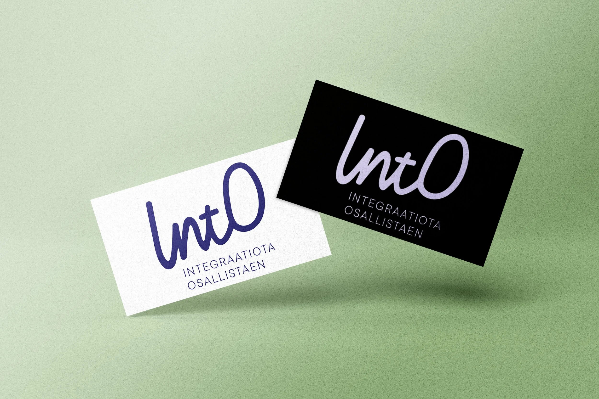 Visual identity and illustrations for Integraatiota Osallisuuteen (IntO)