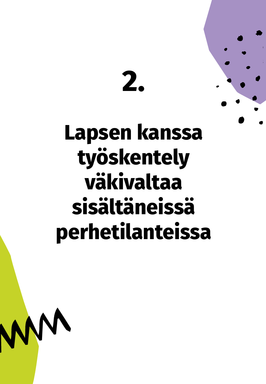 An example of accessible design for publications (Kasper Kasvatus- ja perheneuvonta ry).