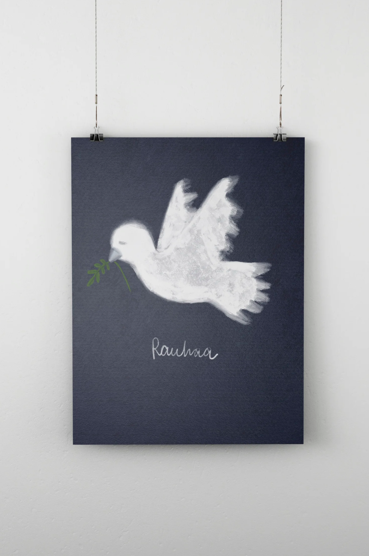 Poster design "peace". Own work. 
