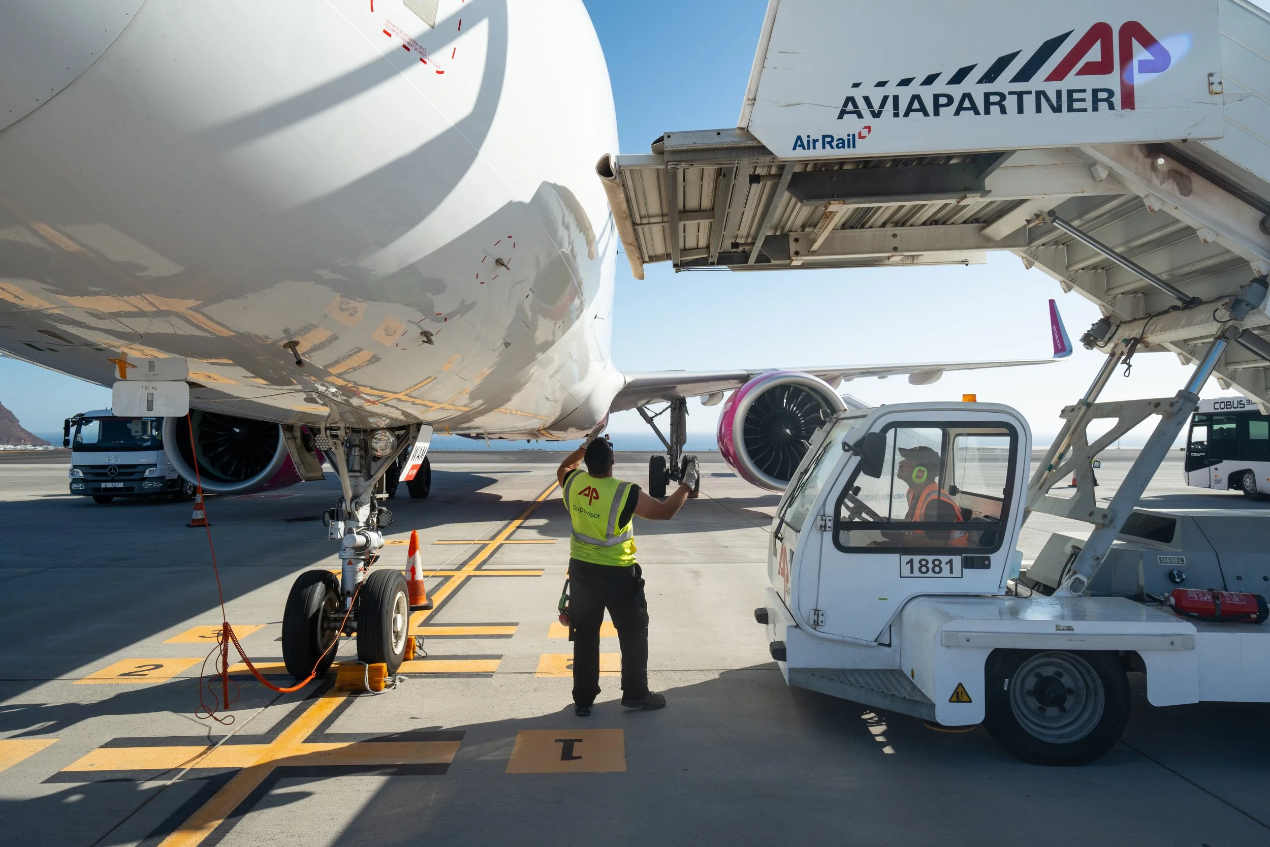 Airline photography for safety training