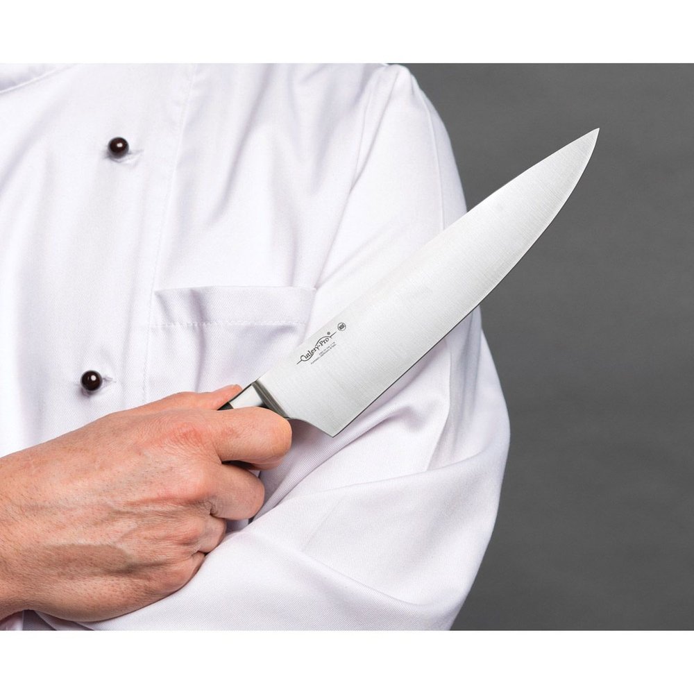 Stainless Steel Chef's Knife-8 inch Blade — The Grateful Gourmet