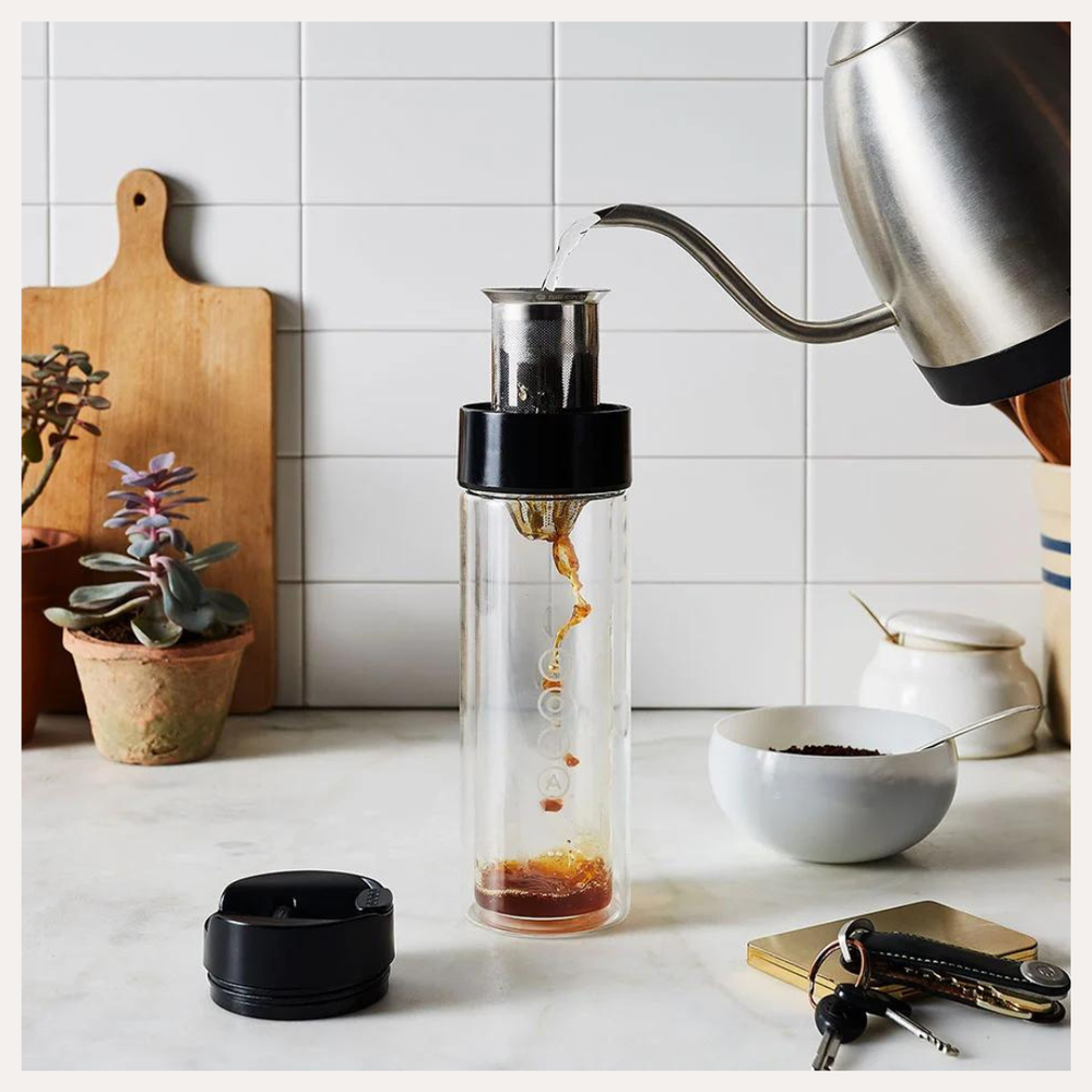 Luxe Cold Brew Tea & Coffee Infuser Bottle – Cup of Té USA