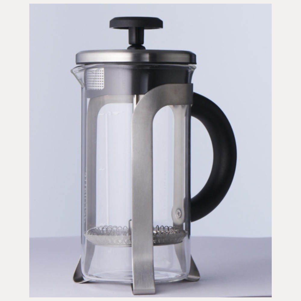 High Heat & Stain Resistant Small Glass French Press — The Grateful Gourmet