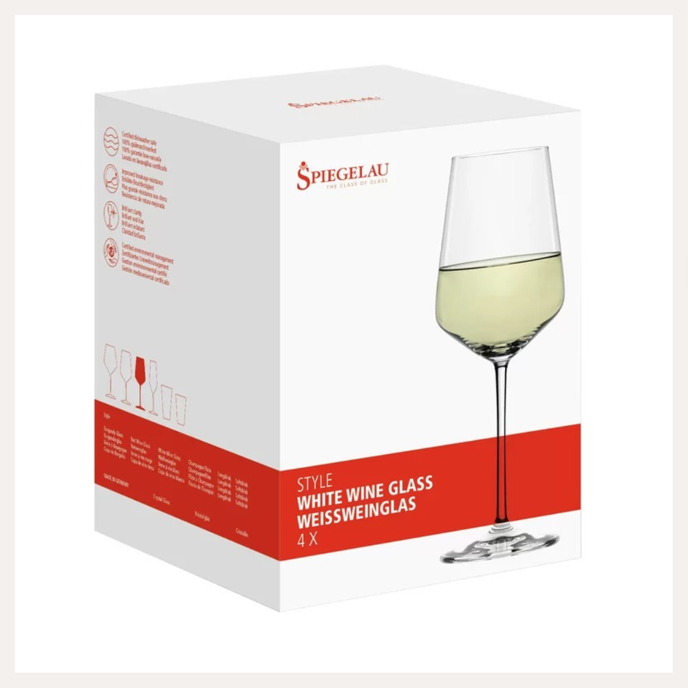 Spiegelau Style White Wine Glasses set of 4 — The Grateful Gourmet