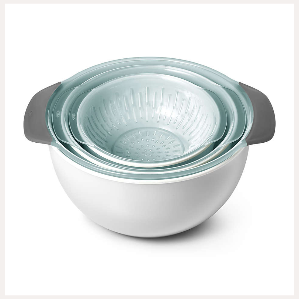 9 Piece Nesting Bowl & Colander Set by OXO — The Grateful Gourmet