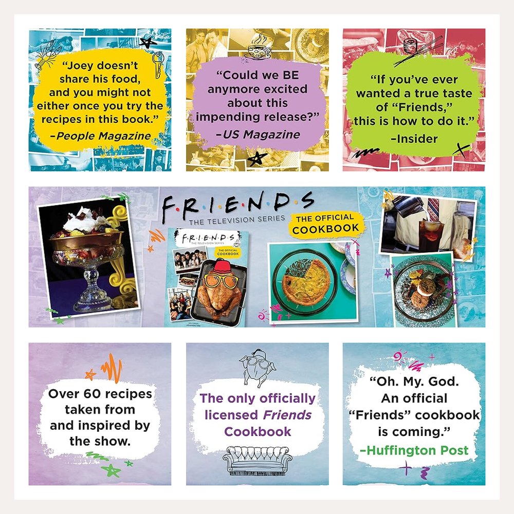 Friends: The Official Cookbook Gift Set (Friends TV Show, Friends  Merchandise), Book by Amanda Yee, Official Publisher Page
