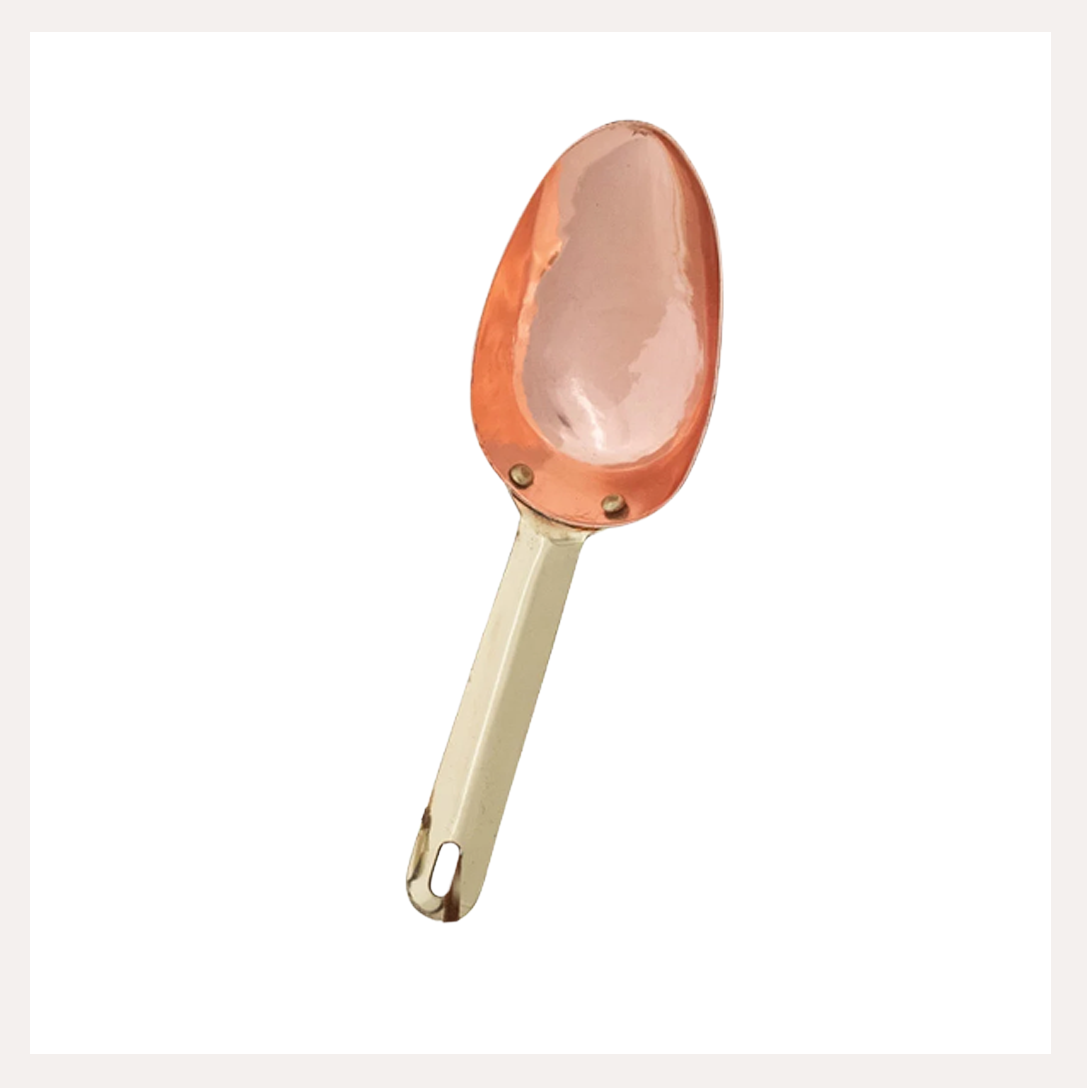 Copper & Brass Finish SS Scoop, small