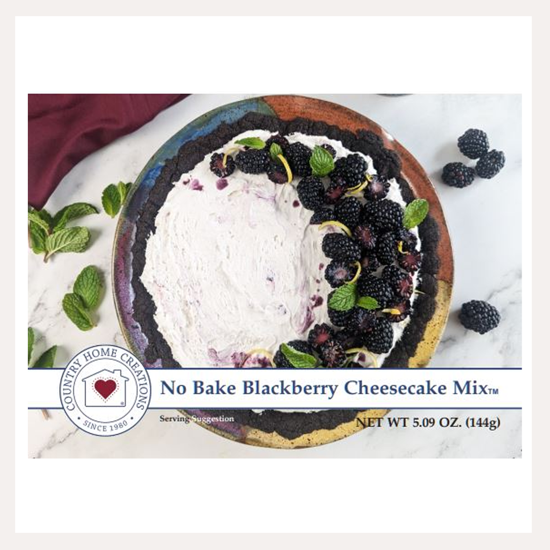 No Bake Blackberry Cheesecake Mix | Country Home Creations