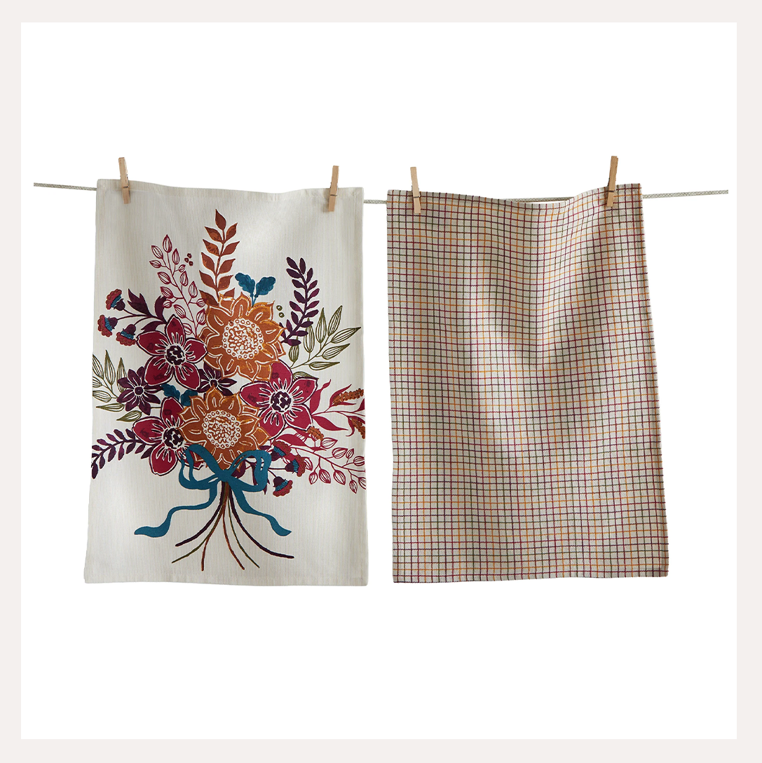 Autumn Bloom Dishtowel Set