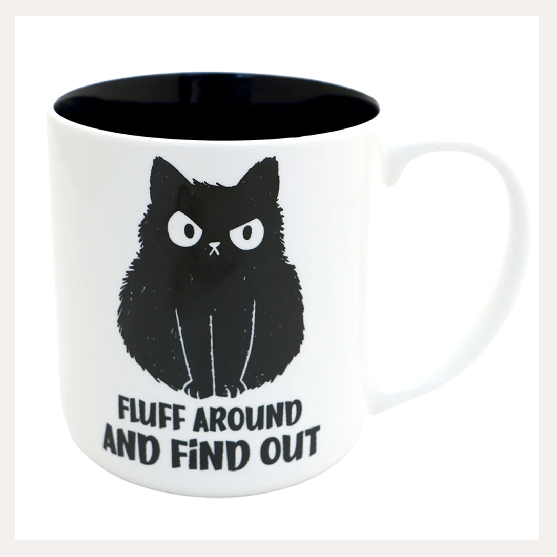 FAFO Cat Mug, 16 oz. | Lenny Mud
