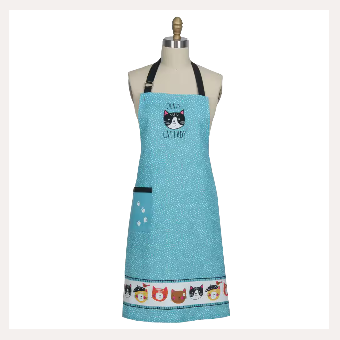 Crazy Cat Lady Chef Apron | Kay Dee Designs