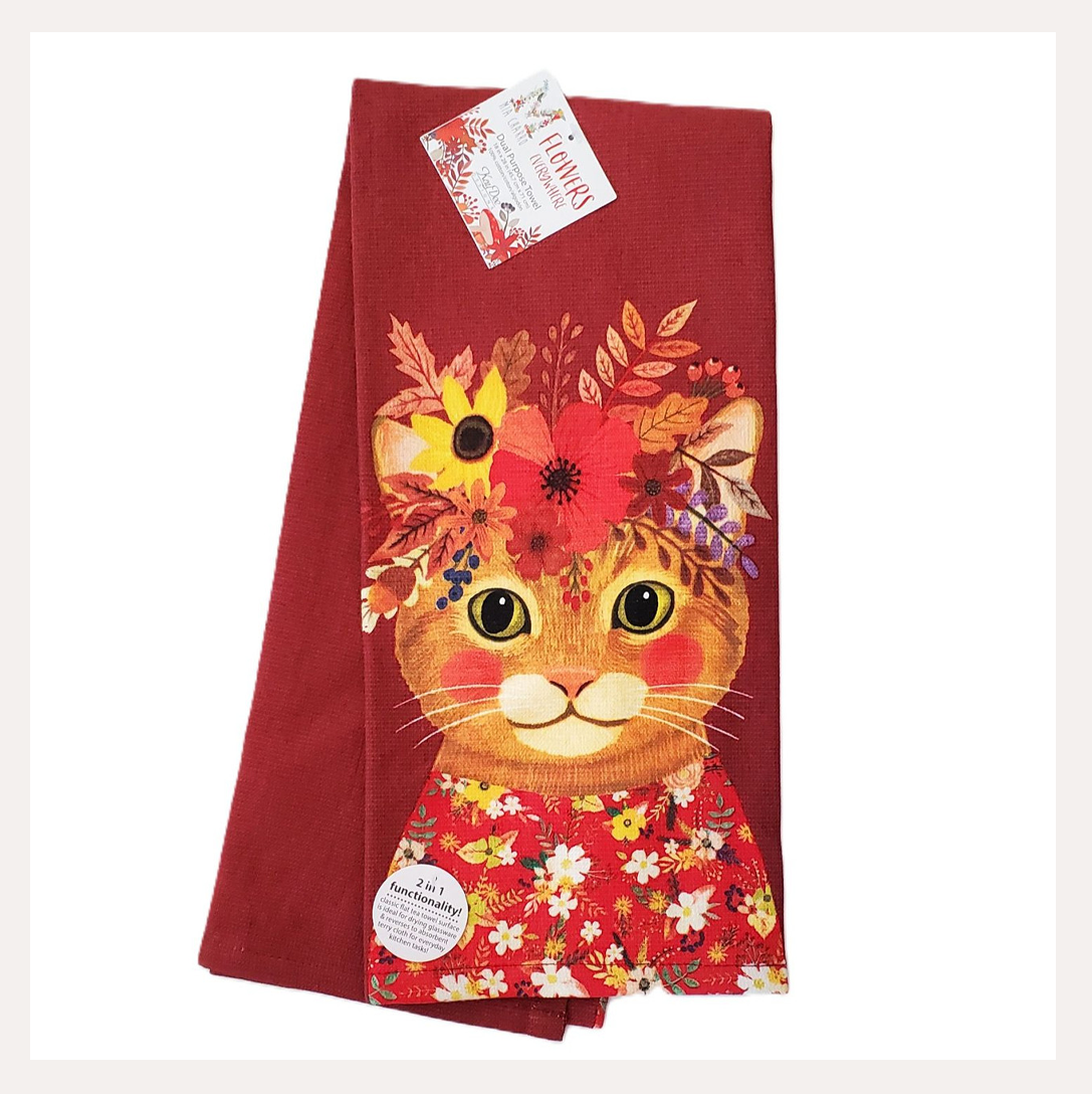 fall flowers cat towel 2.png