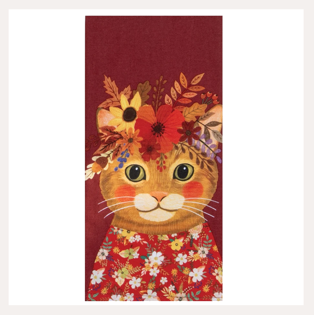 fall flowers cat towel.png
