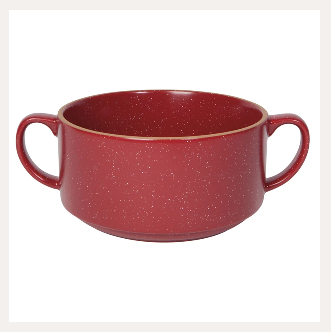 Carmine Red Soup Bowl