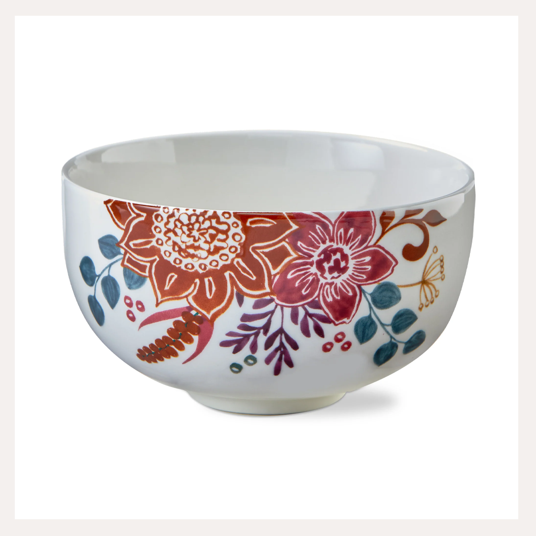 Autumn Bloom Snack Bowl