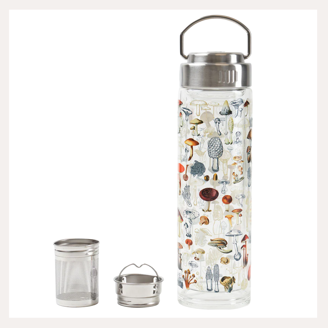 Mushroom Tea Infuser Bottle