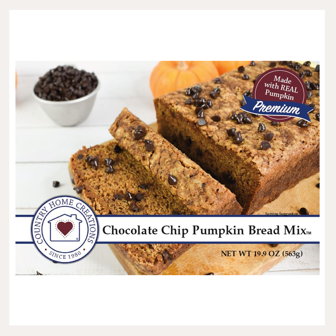 Chocolate Chip Pumpkin Bread Mix | Country Home Creations