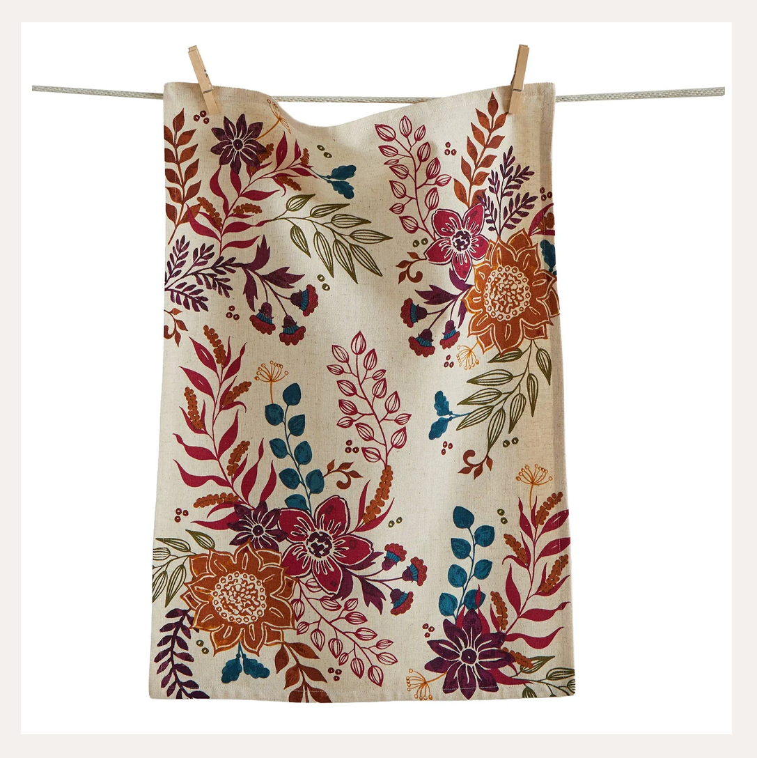 Autumn Bloom Dishtowel