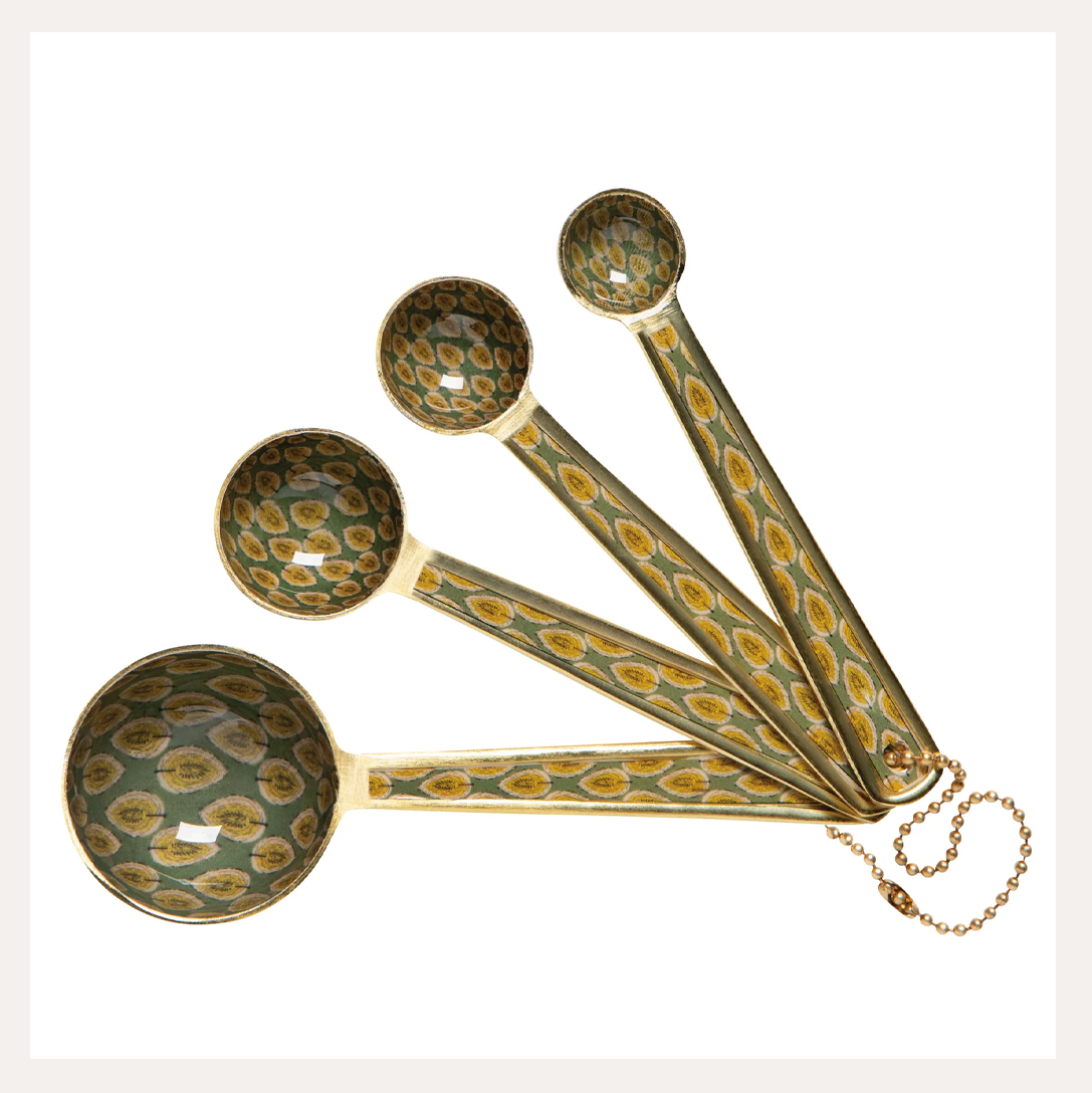 Enameled Measuring Spoon Set, Brio