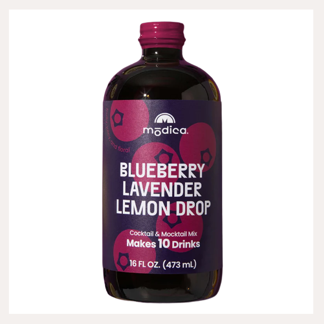 Blueberry Lavender Lemon Drop Cocktail & Mocktail Mixer