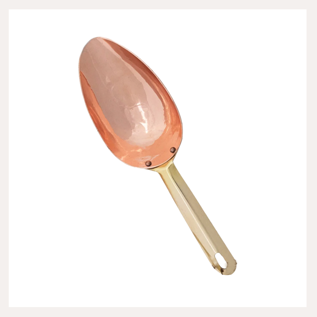 Copper & Brass Finish SS Scoop, Medium