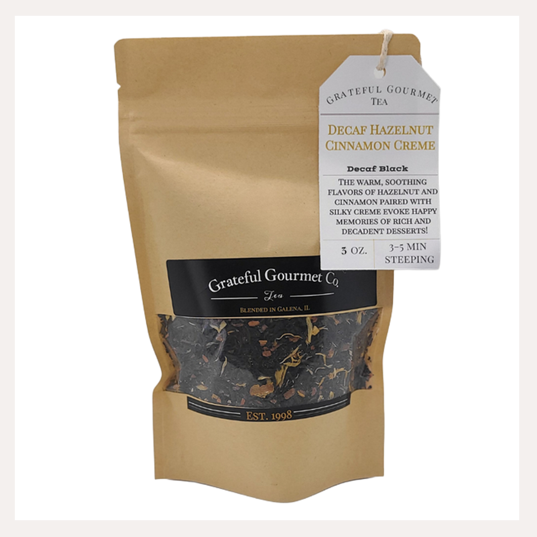 Decaf Hazelnut Cinnamon Creme Black Tea