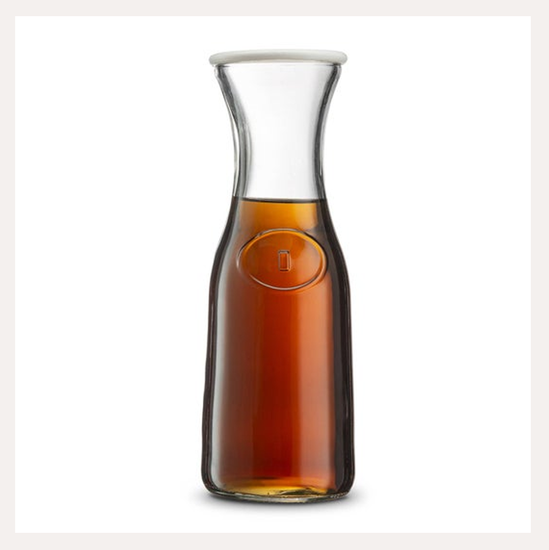 Glass Carafe Pitcher with Lid
