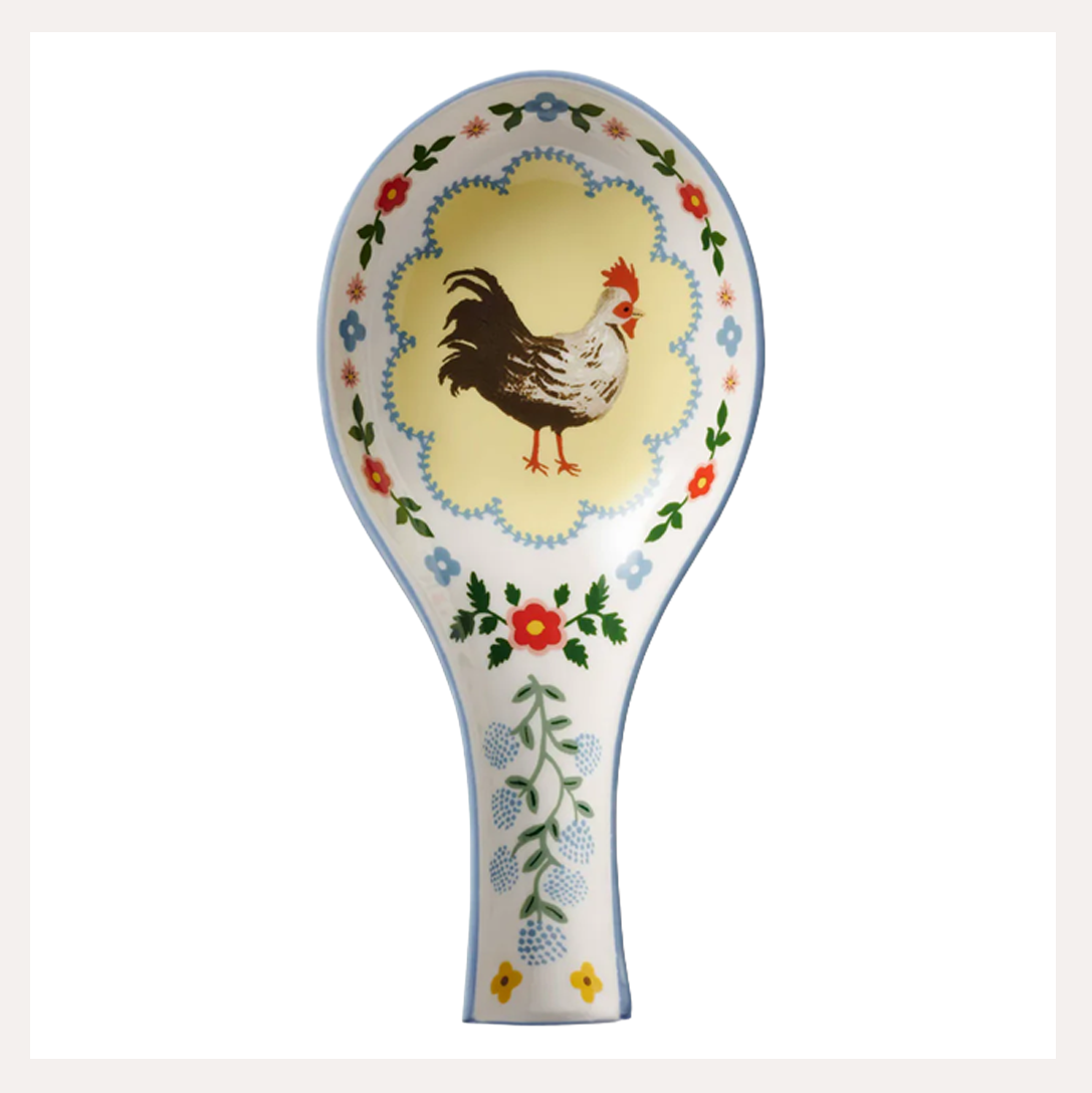 Home Sweet Home Porcelain Spoon Rest