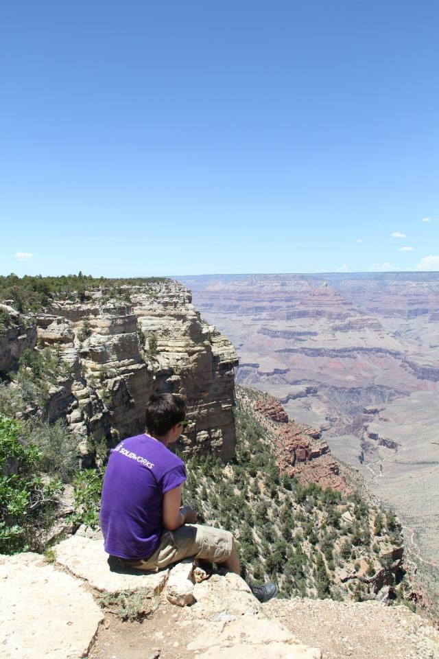 Summer 2014: did a 13 000 km, 20 day road trip after graduating. Grand Canyon was one of the highlights.