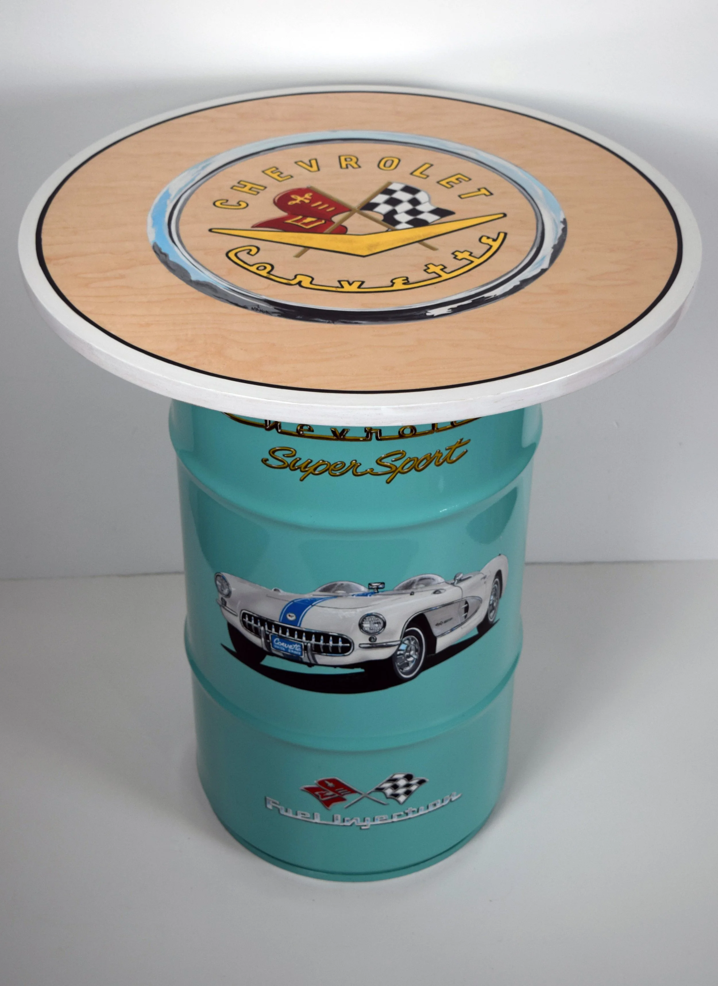 1957 Corvette Drum Table
