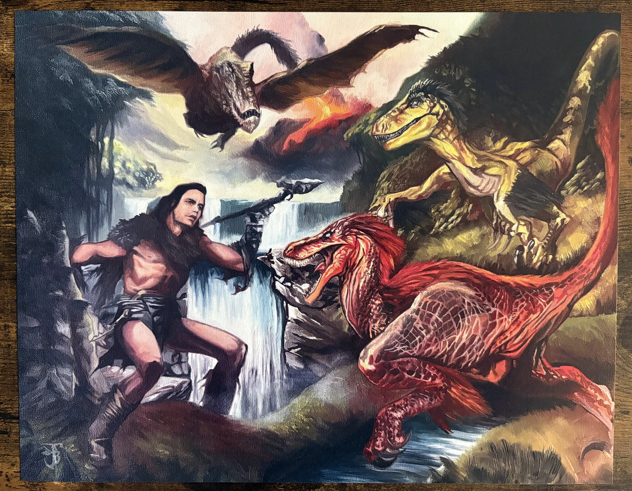 At The Earths Core Print