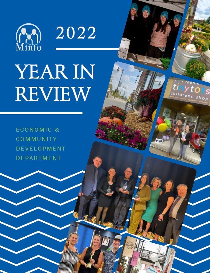 Celebrate Economic Development Week with us! 🎉Check out the 2022 Year in Review to see what the #TownofMinto EcDev dept was up to last year! ▶ https://town.minto.on.ca/government/departments/economic-development