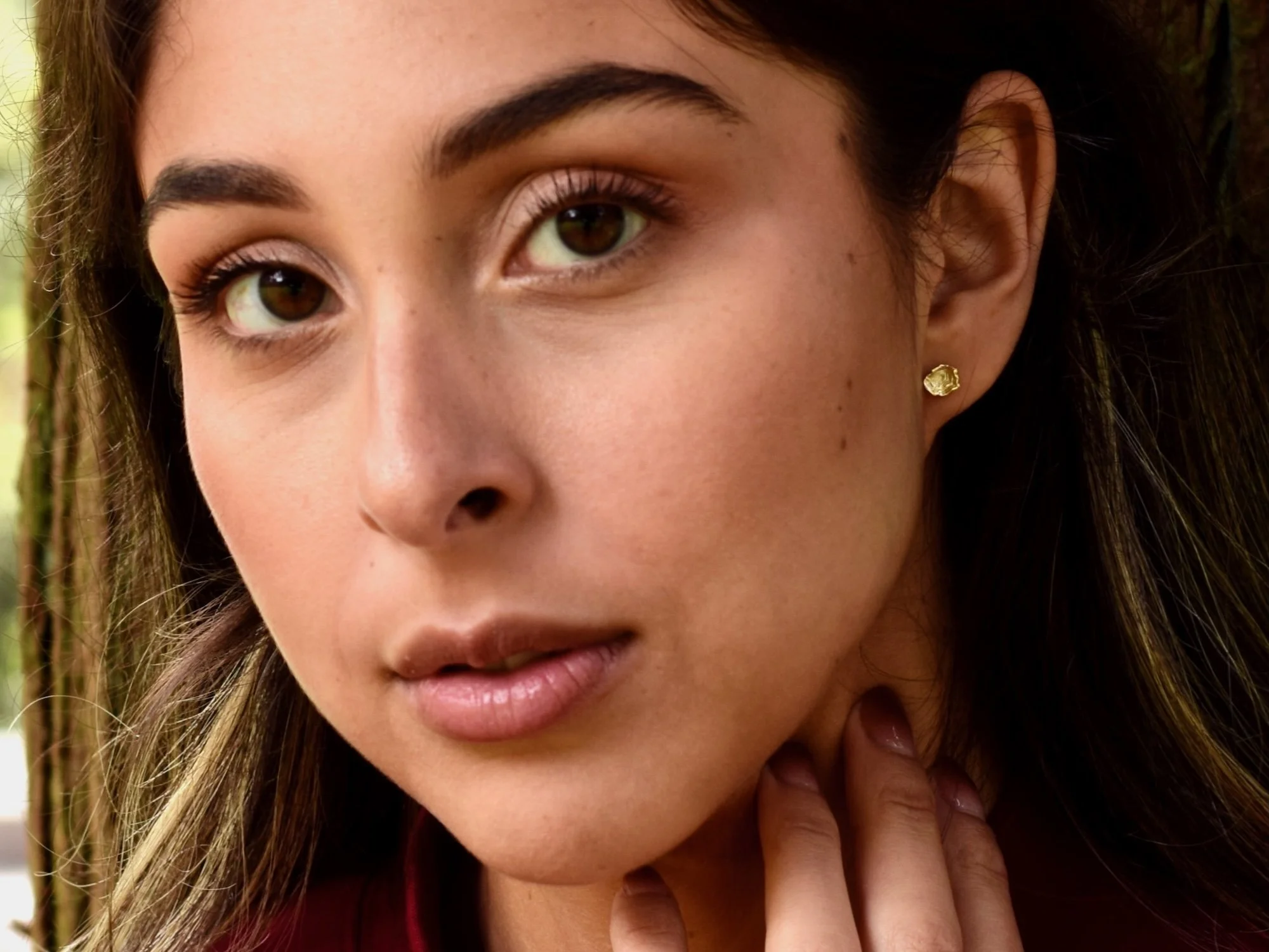 Reishi Earring sinlge, 14k Gold - 1.jpeg