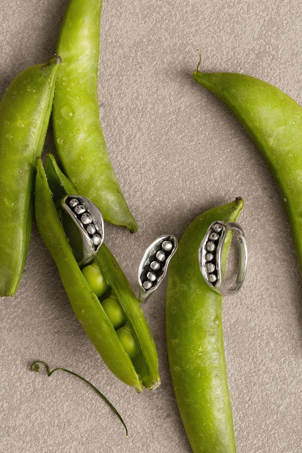 Peapod Ring | (Pisum sativa)