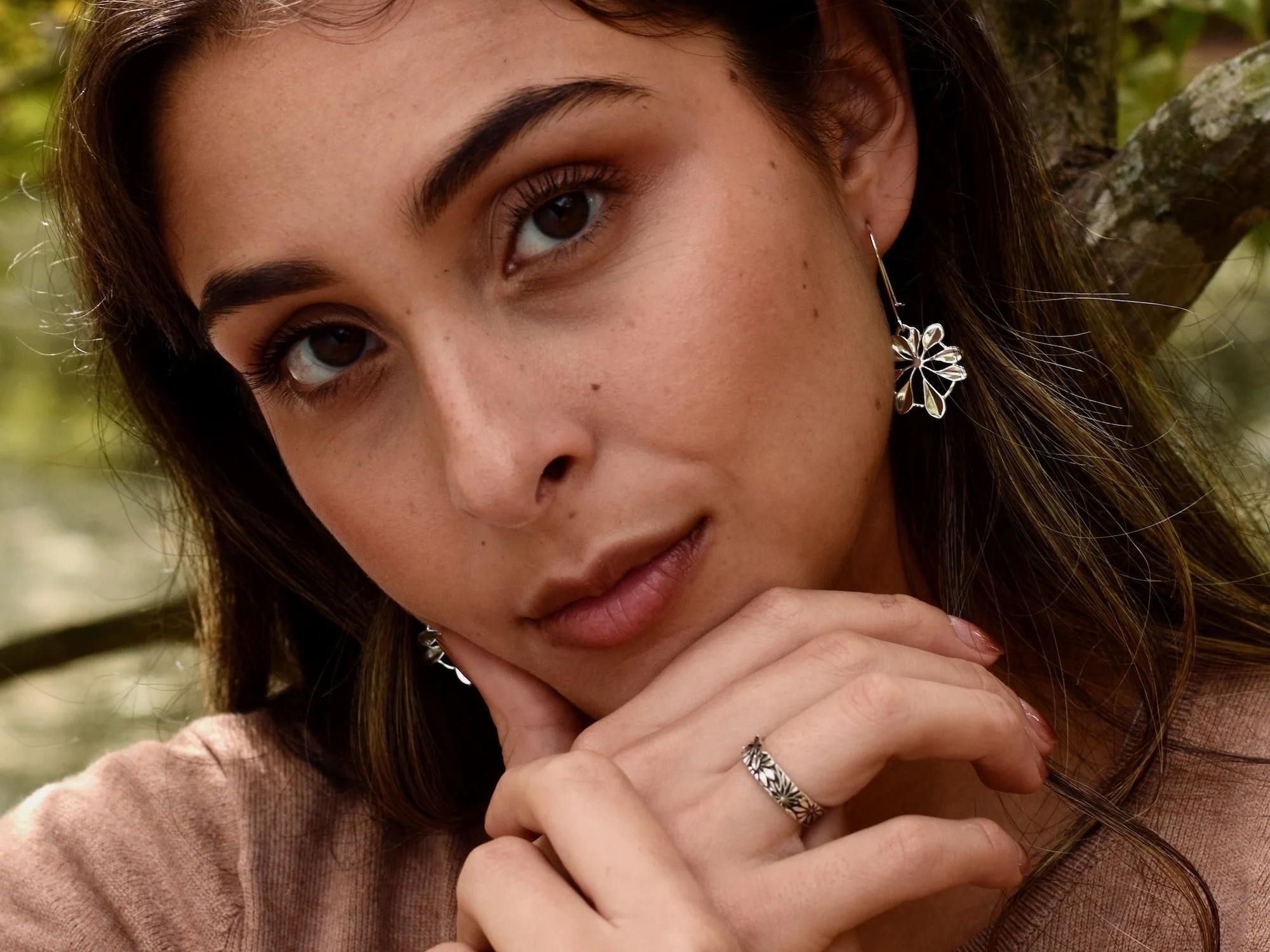 Umbrella Tree Earrings, Sterling Silver - 4.jpeg