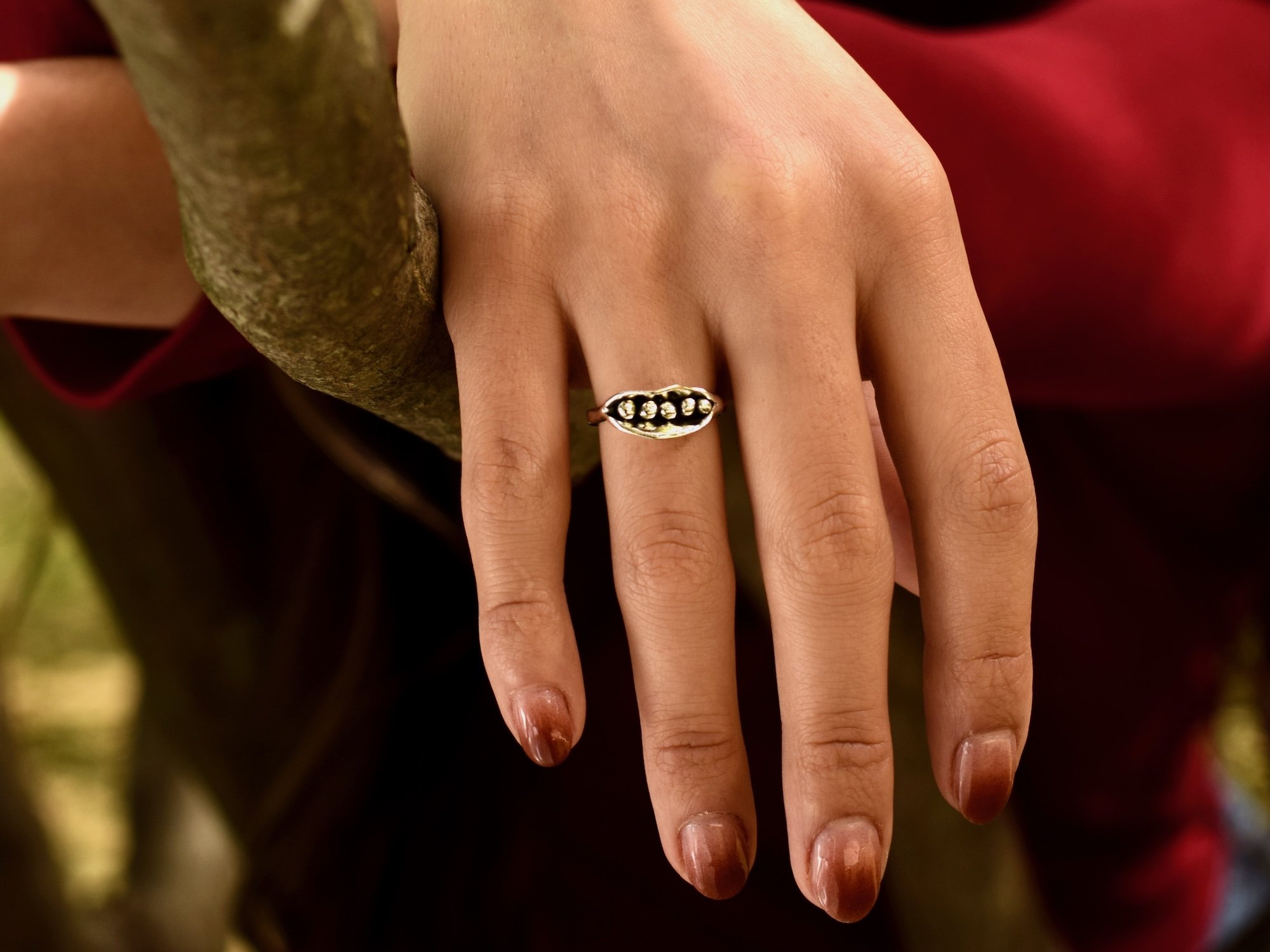 Peapod Ring, Stelring Silver - 1.jpeg