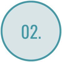 The number two in a circle.