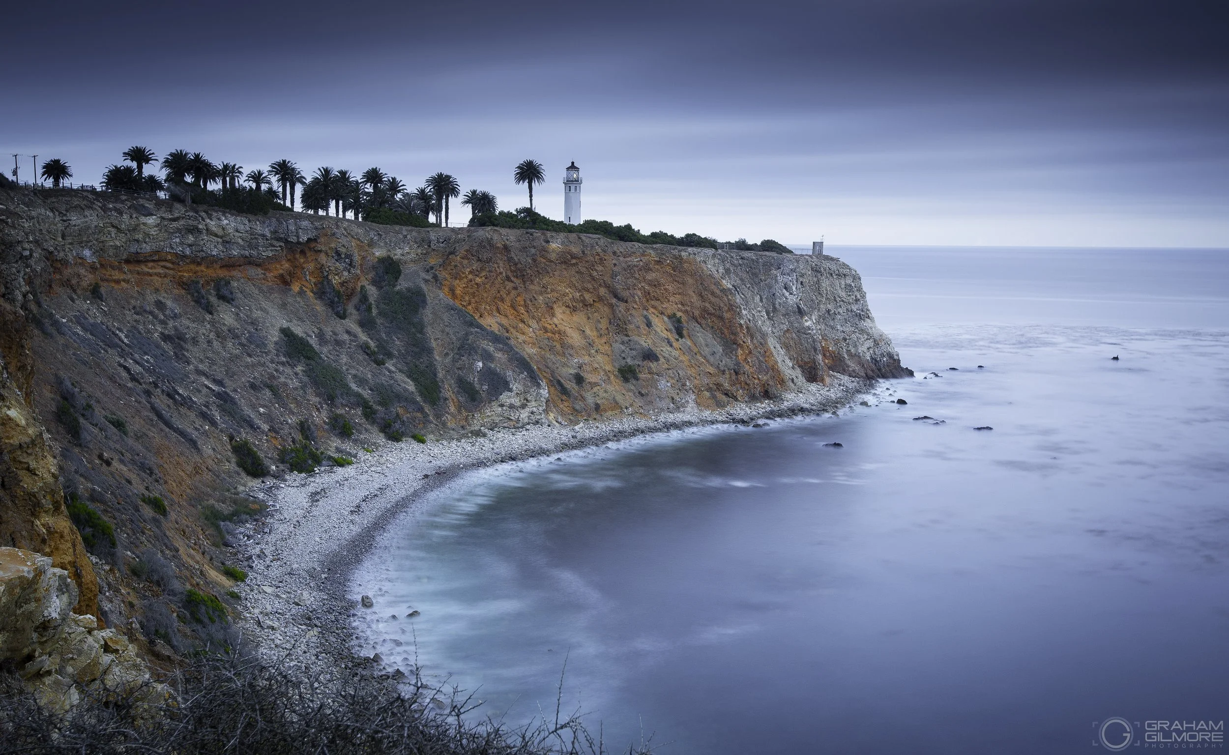 Point Vicenet Grey Sky Sunset Lighthouse.jpg