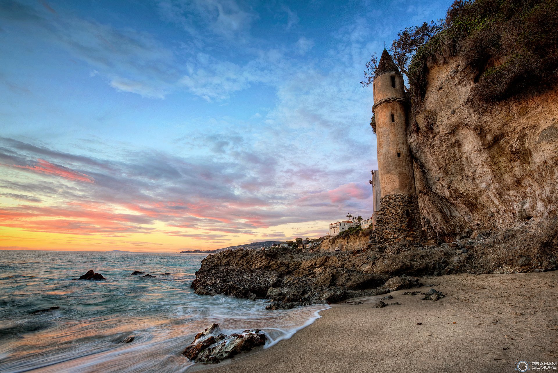 Victoria Tower Sunset Laguna Beach Castle.jpg