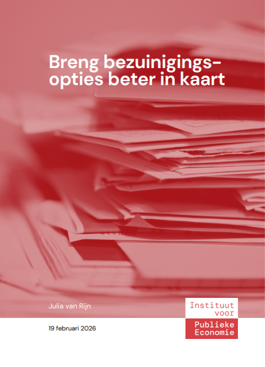 Breng bezuinigingsopties beter in kaart