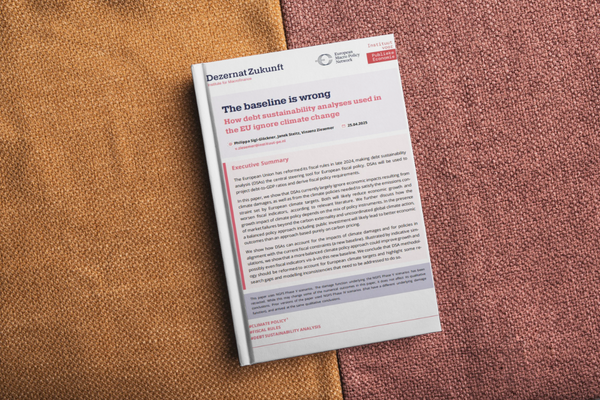 The baseline is wrong: How debt sustainability analyses used in the EU ignore climate change