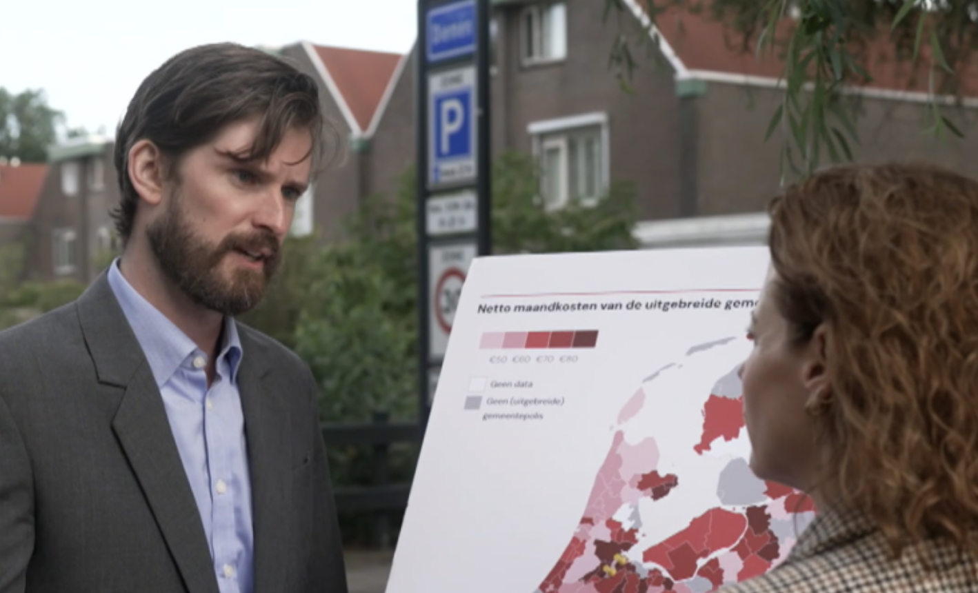 Jasper J. van Dijk te gast in een aflevering van Pointer over de gemeentepolis